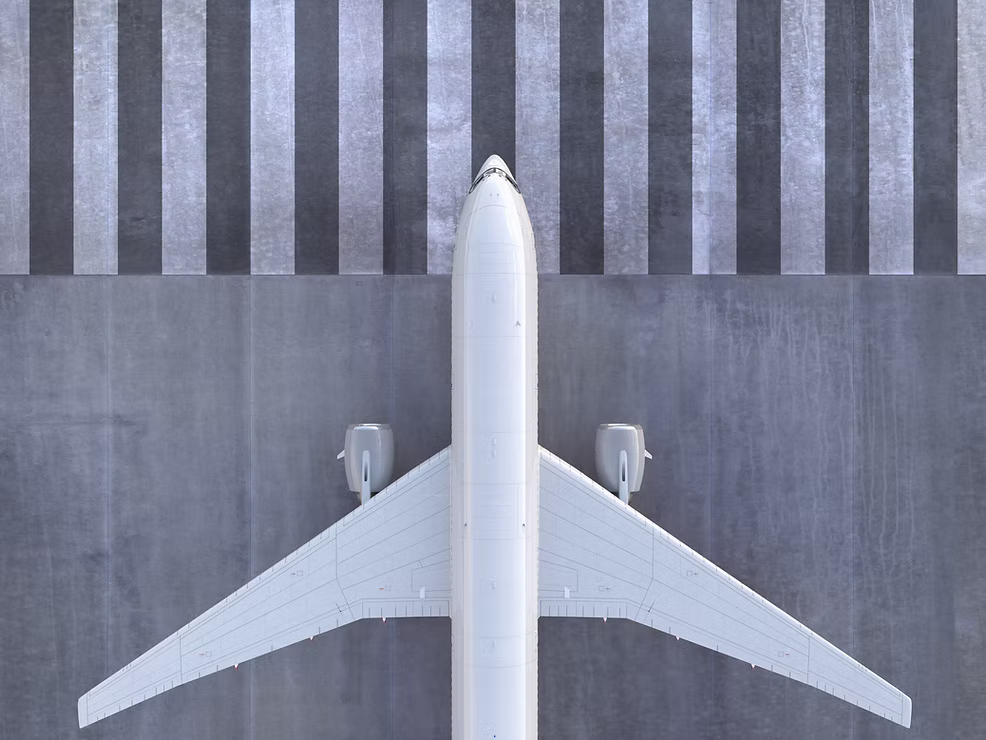 Plane Top View